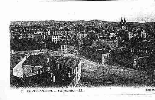 Ville de SAINTCHAMOND Carte postale ancienne