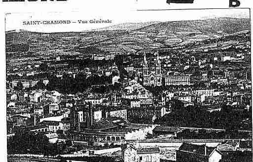 Ville de SAINTCHAMOND Carte postale ancienne