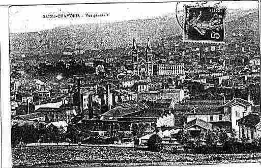 Ville de SAINTCHAMOND Carte postale ancienne