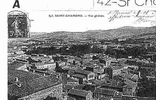 Ville de SAINTCHAMOND Carte postale ancienne