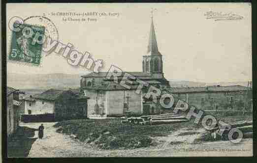 Ville de SAINTCHRISTOENJAREZ Carte postale ancienne