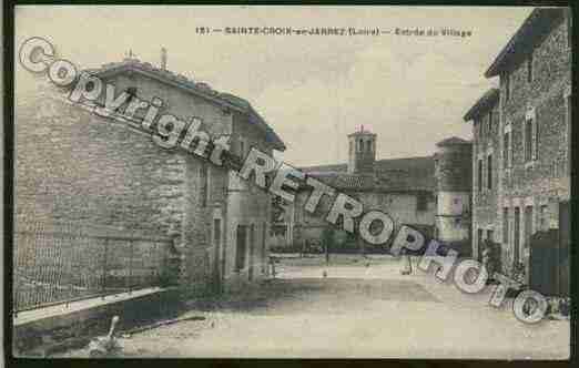 Ville de SAINTECROIXENJAREZ Carte postale ancienne