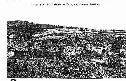 Ville de SAINTECROIXENJAREZ Carte postale ancienne