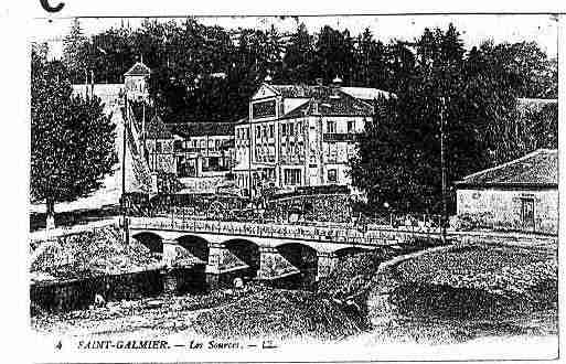 Ville de SAINTGALMIER Carte postale ancienne