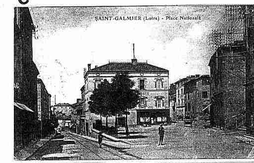 Ville de SAINTGALMIER Carte postale ancienne