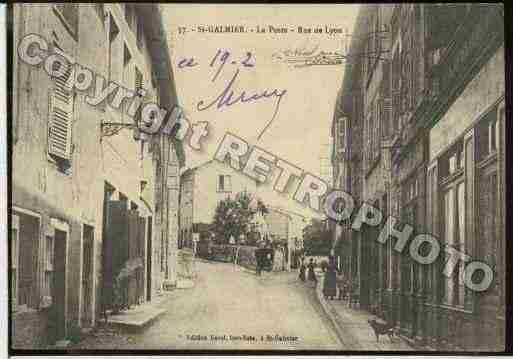 Ville de SAINTGALMIER Carte postale ancienne