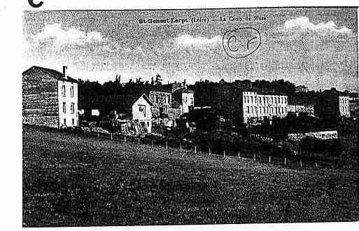 Ville de SAINTGENESTLERPT Carte postale ancienne