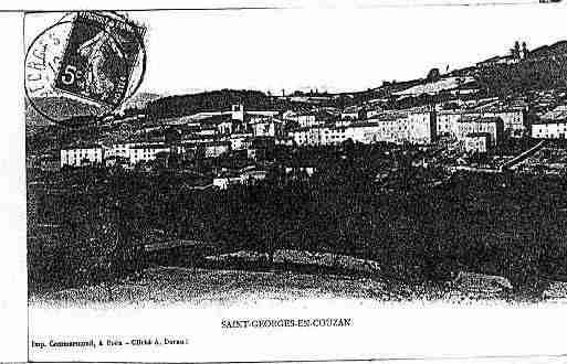 Ville de SAINTGEORGESENCOUZAN Carte postale ancienne