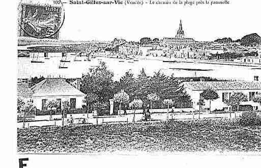 Ville de SAINTGILLESCROIXDEVIE Carte postale ancienne