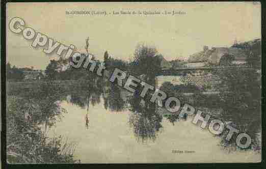 Ville de SAINTGONDON Carte postale ancienne