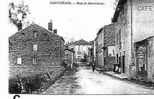 Ville de SAINTHEAND Carte postale ancienne