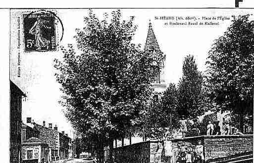 Ville de SAINTHEAND Carte postale ancienne