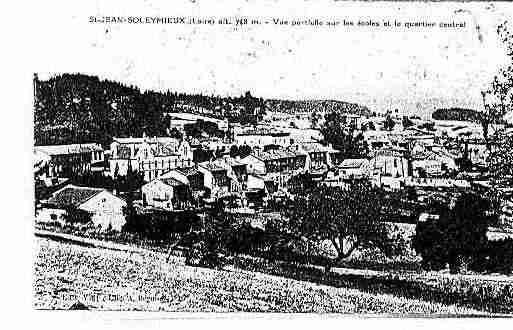 Ville de SAINTJEANSOLEYMIEUX Carte postale ancienne