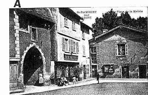 Ville de SAINTJUSTSAINTRAMBERT Carte postale ancienne