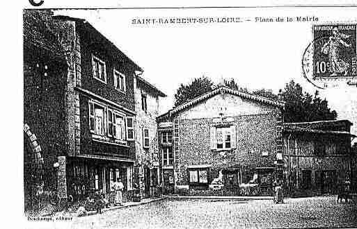 Ville de SAINTJUSTSAINTRAMBERT Carte postale ancienne