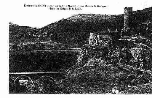 Ville de SAINTJUSTSAINTRAMBERT Carte postale ancienne