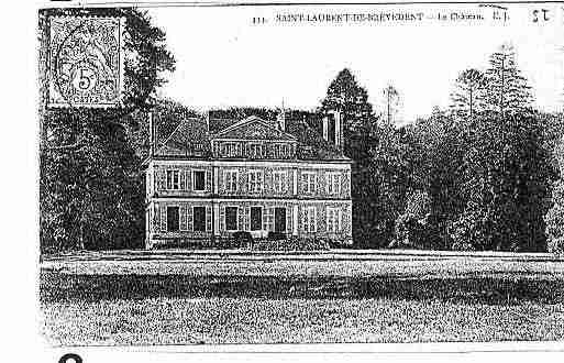 Ville de SAINTLAURENTDEBREVEDENT Carte postale ancienne