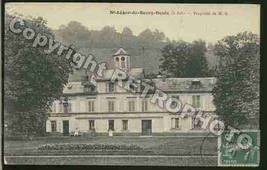 Ville de SAINTLEGERDUBOURGDENIS Carte postale ancienne