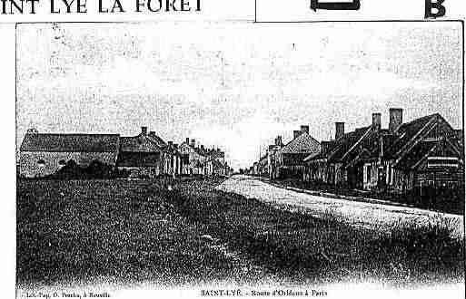 Ville de SAINTLYELAFORET Carte postale ancienne