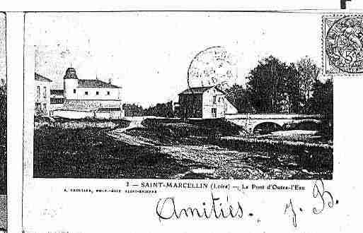 Ville de SAINTMARCELLINENFOREZ Carte postale ancienne