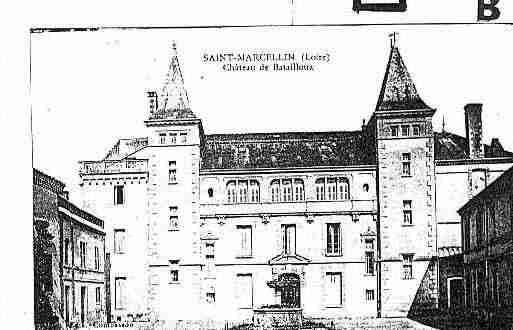 Ville de SAINTMARCELLINENFOREZ Carte postale ancienne