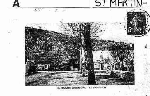 Ville de SAINTMARTINLABOUVAL Carte postale ancienne