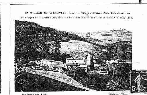 Ville de SAINTMARTINLASAUVETE Carte postale ancienne