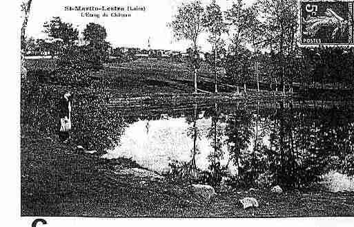 Ville de SAINTMARTINLESTRA Carte postale ancienne