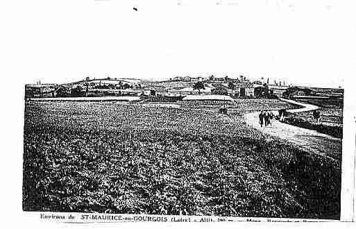 Ville de SAINTMAURICEENGOURGOIS Carte postale ancienne