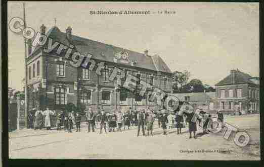 Ville de SAINTNICOLASD\\\'ALIERMONT Carte postale ancienne