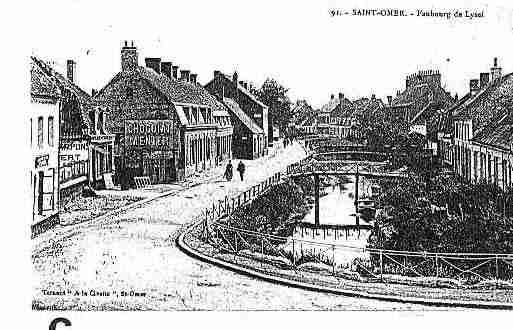 Ville de SAINTOMER Carte postale ancienne