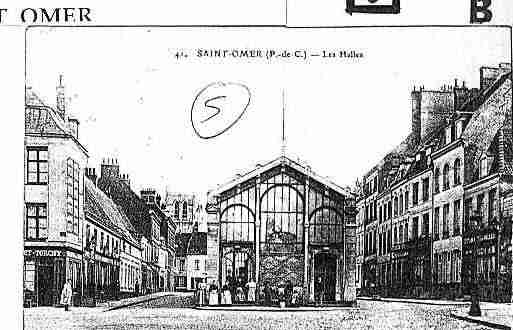 Ville de SAINTOMER Carte postale ancienne