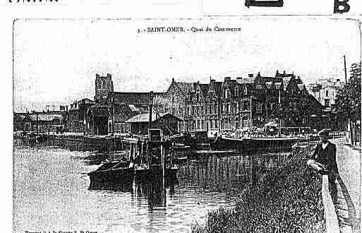 Ville de SAINTOMER Carte postale ancienne