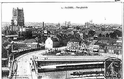 Ville de SAINTOMER Carte postale ancienne