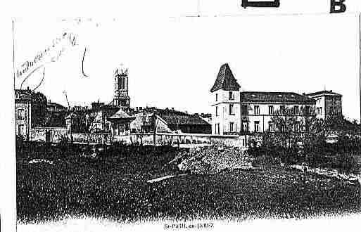 Ville de SAINTPAULENJAREZ Carte postale ancienne