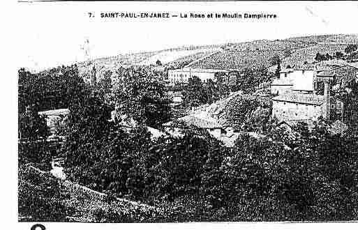 Ville de SAINTPAULENJAREZ Carte postale ancienne