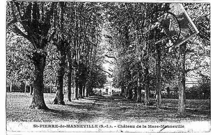 Ville de SAINTPIERREDEMANNEVILLE Carte postale ancienne