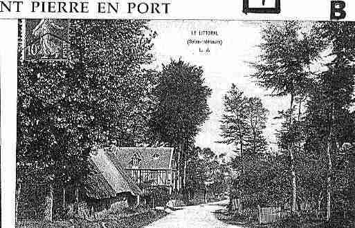 Ville de SAINTPIERREENPORT Carte postale ancienne