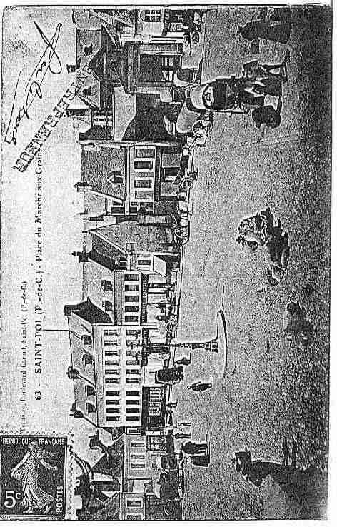 Ville de SAINTPOLSURTERNOISE Carte postale ancienne