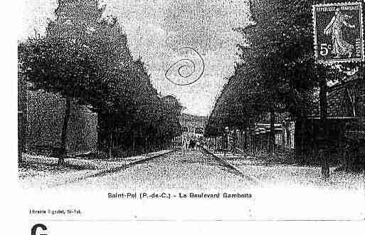 Ville de SAINTPOLSURTERNOISE Carte postale ancienne