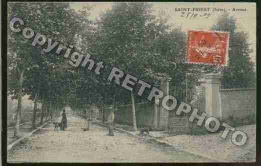 Ville de SAINTPRIEST Carte postale ancienne