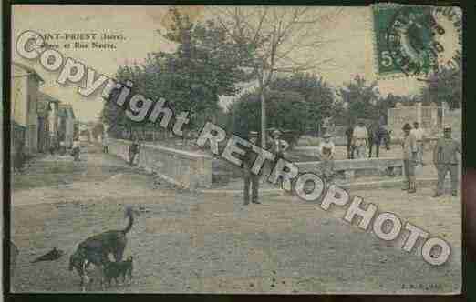 Ville de SAINTPRIEST Carte postale ancienne