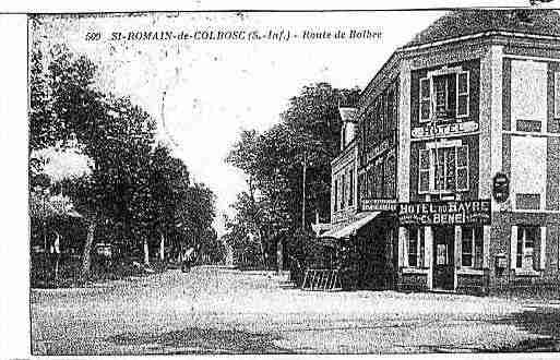 Ville de SAINTROMAINDECOLBOSC Carte postale ancienne