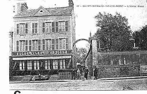 Ville de SAINTROMAINDECOLBOSC Carte postale ancienne