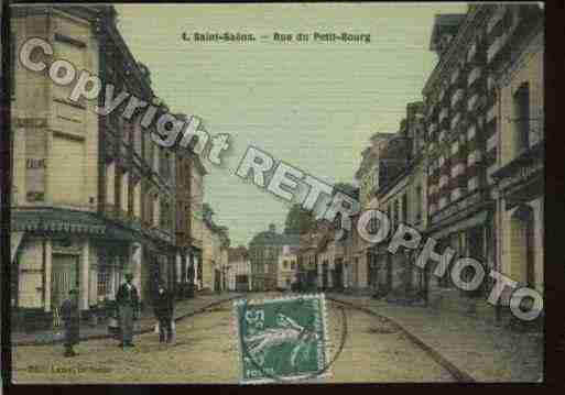 Ville de SAINTSAENS Carte postale ancienne