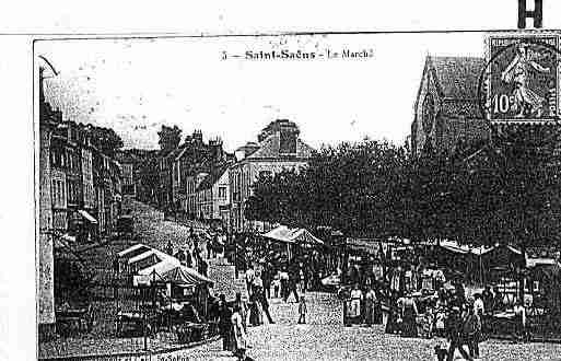 Ville de SAINTSAENS Carte postale ancienne