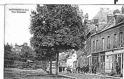 Ville de SAINTSAENS Carte postale ancienne