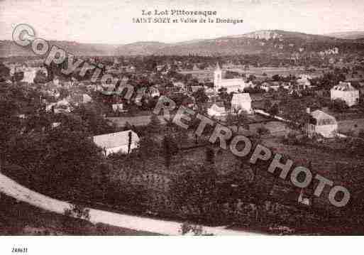 Ville de SAINTSOZY Carte postale ancienne