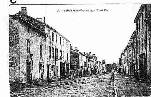 Ville de SAINTSYMPHORIENDELAY Carte postale ancienne