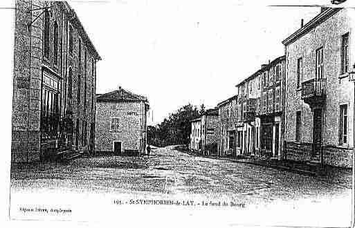 Ville de SAINTSYMPHORIENDELAY Carte postale ancienne